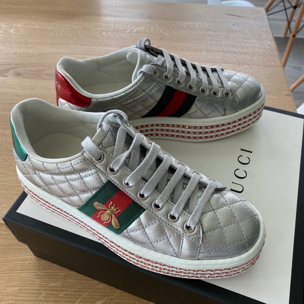 Limited edition Gucci ace sneakers - Picture 3 of 11